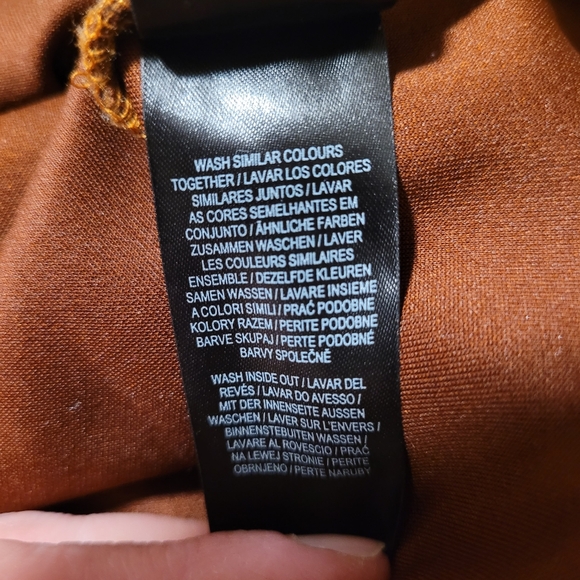 Primark Women's Faux Suede Button-Up A line Mini Skirt Copper Size 6 - Picture 8 of 8